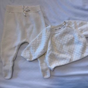 Baby set cream color for baby boy or girl